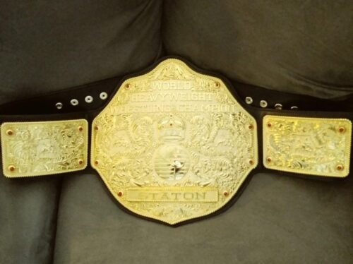 WWE World Heavyweight Championship Classic Big Gold Championship Belt WWE Belt photo review