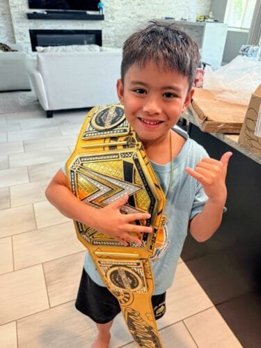 Click to view full screen 2025 WrestleMania 41 LosVegas Wrestling Championship Title Belt photo review