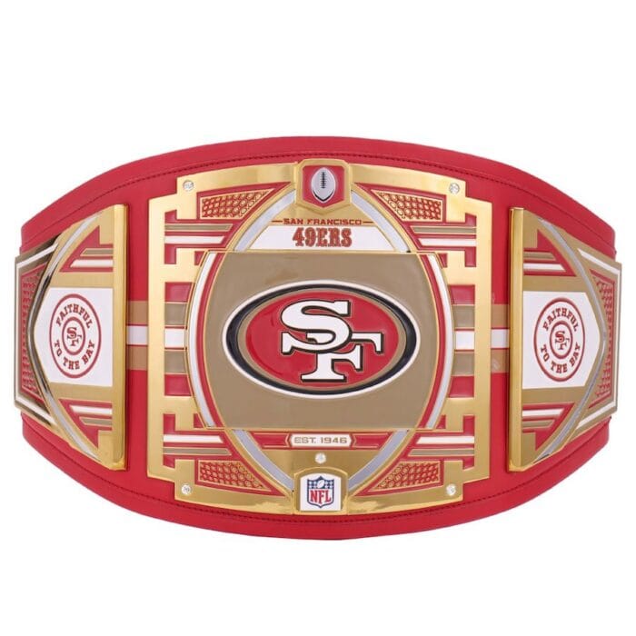 San Francisco 49ers WWE Legacy Title Belt - Image 1